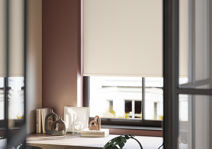 Toulouse (Blackout), Textured Brown - Roller Blind - Image 5
